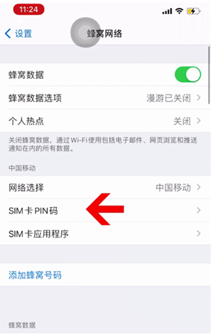 渭城苹果14维修网分享如何给iPhone14的SIM卡设置密码 