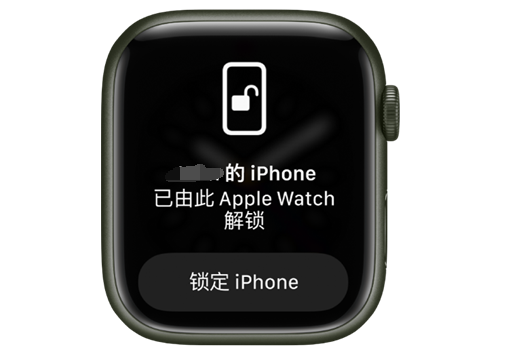 渭城苹果手机维修分享用 AppleWatch 解锁配备面容 ID 的 iPhone方法 