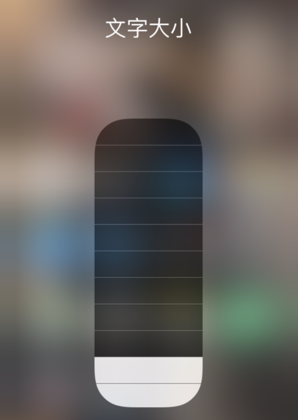 渭城苹果手机维修分享小技巧：在 iPhone 控制中心快速调节字体大小 